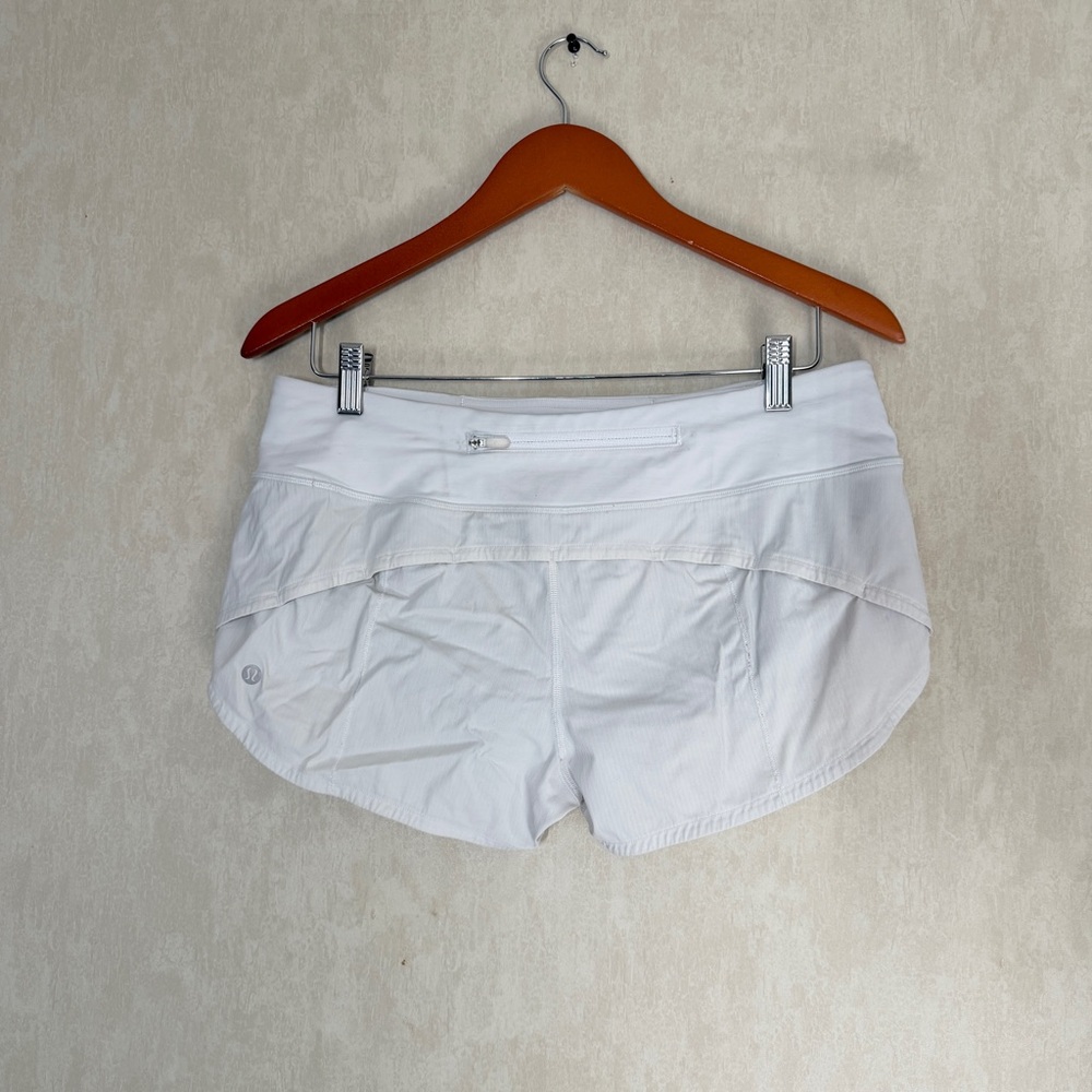 Lululemon Women’s Speed Up Short Pull On 2.5" Running in White 8 - Picture 3 of 16